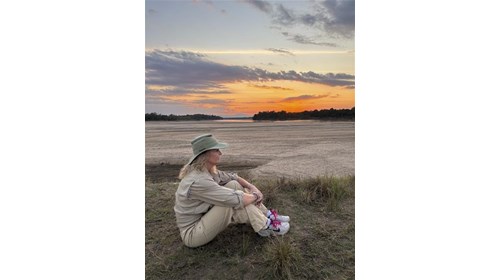 Sunset along the Zambezi River - my happy place!