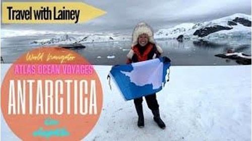 Lainey in Antarctica