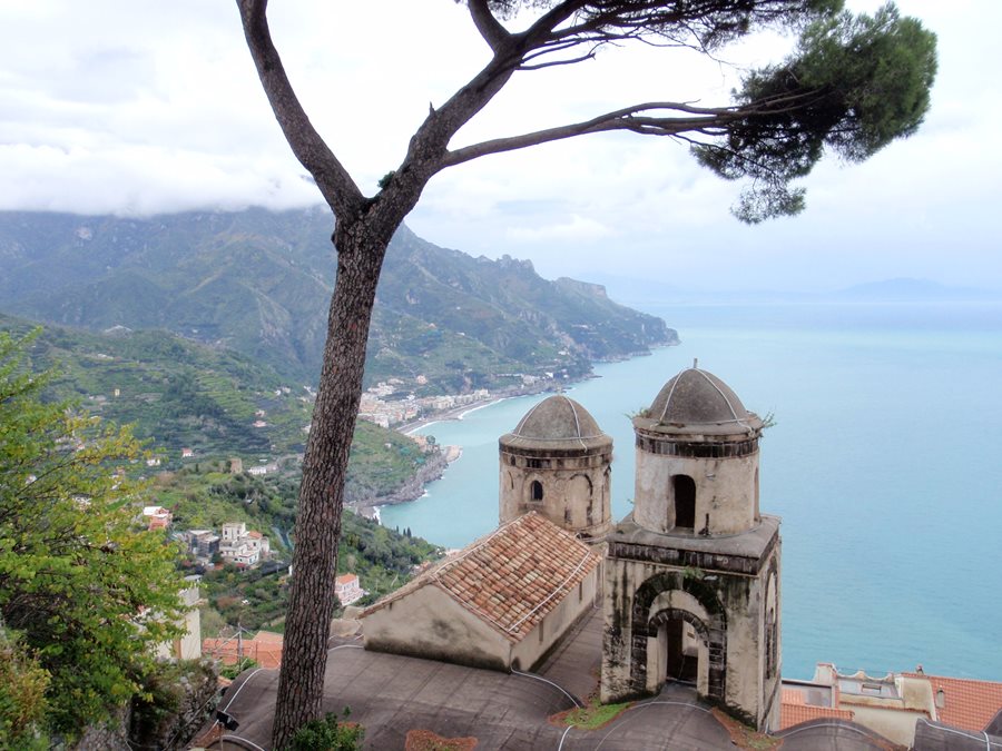 Ravello above the Amalfi Coast