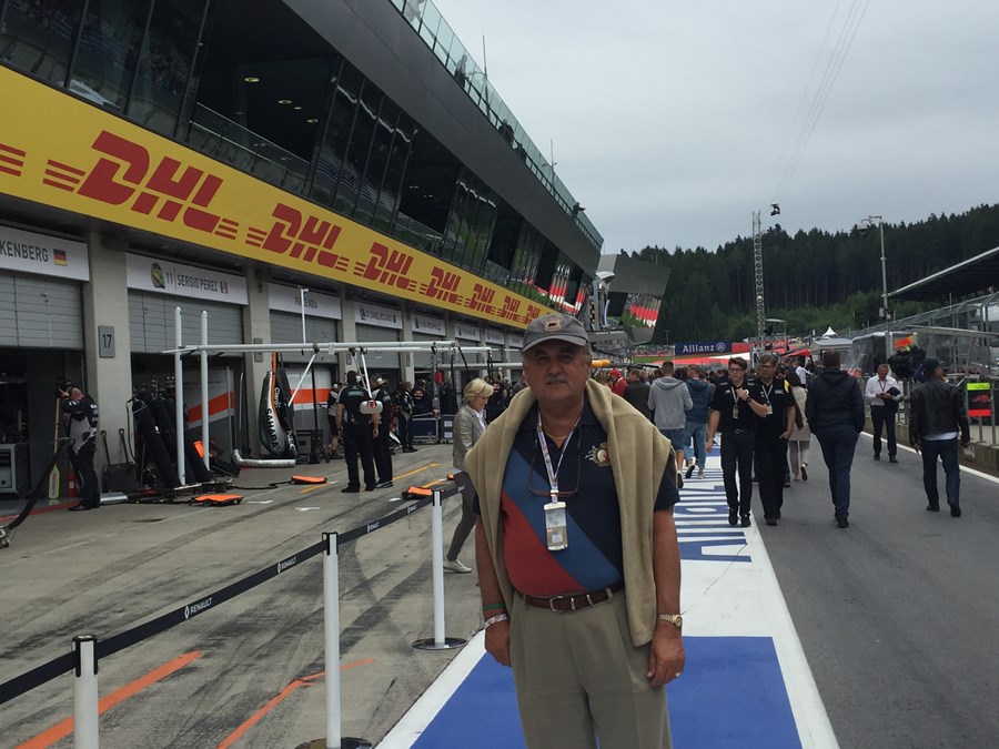 At Austrian F1 GP as guest of Emirates Airlines
