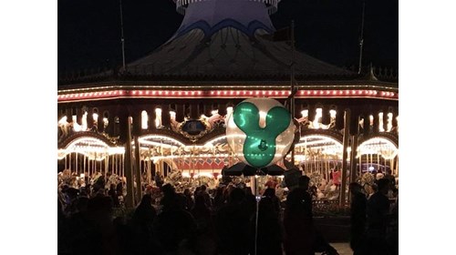 Magic Kingdom at night  