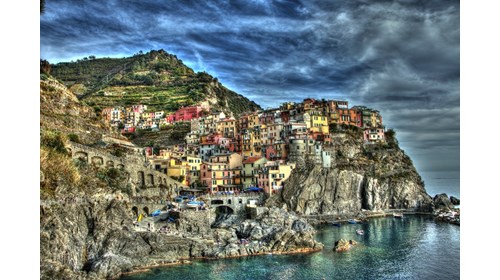 It's not the Almafi Coast,  but it is in Italy...