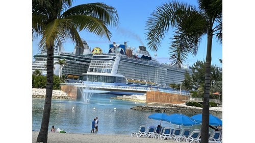 New Odyssey of the Seas from Coco Cay