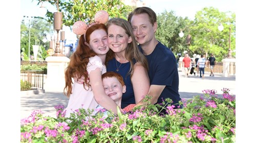 Alison & family at Walt Disney World