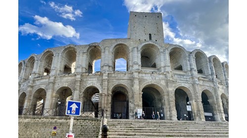 Roman ruins in Arles