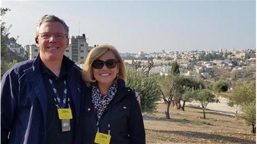 On the Mount of Olives in Israel