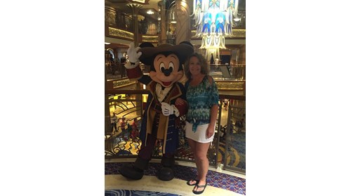 Mickey and I, on the Disney Dream 