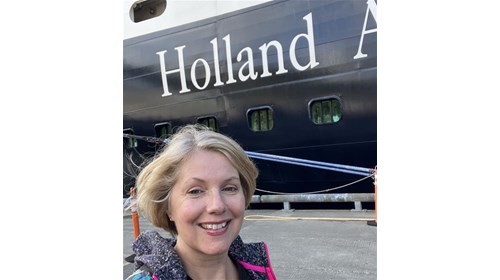 Mary with the Koningsdam