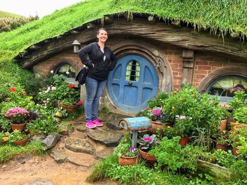 Feeling as tall as a giant in Hobbiton