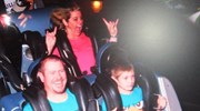 My family and I on Rock 'N Roller Coaster @Disney!