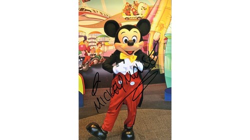 Signed by Mickey