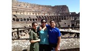 Mom and Kids in Rome