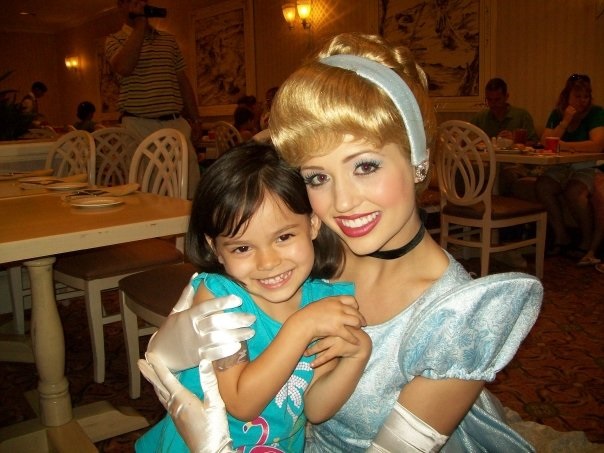 Sophia's Magical Moment with Cinderella