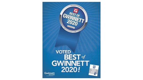 Voted Best of Gwinnett 2020!