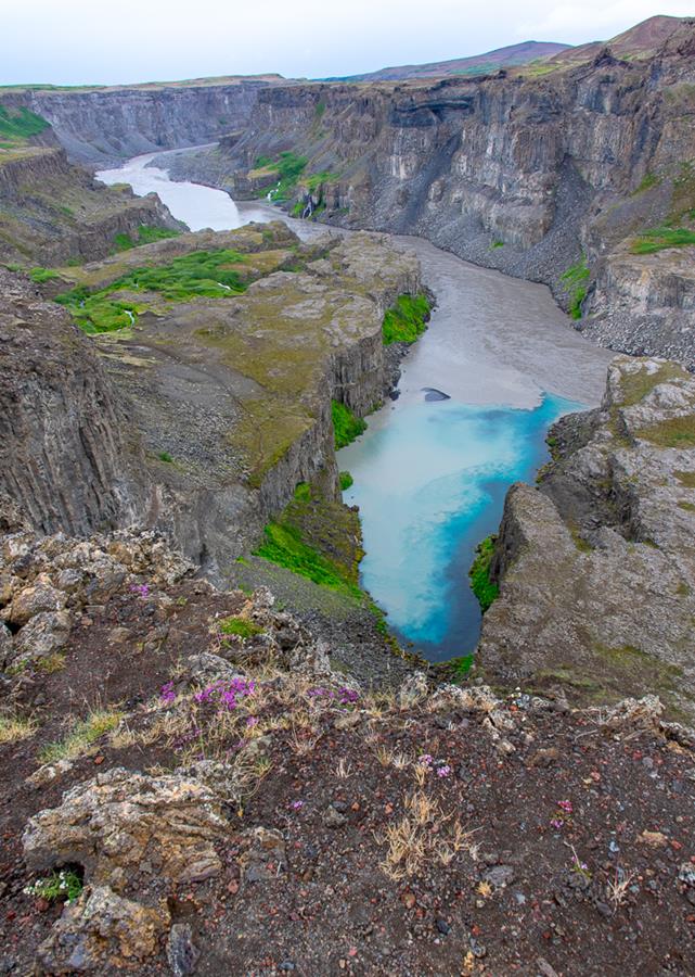 Hafragilsfoss Canyon Iceland