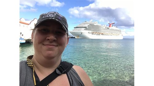 Cruise ship selfie