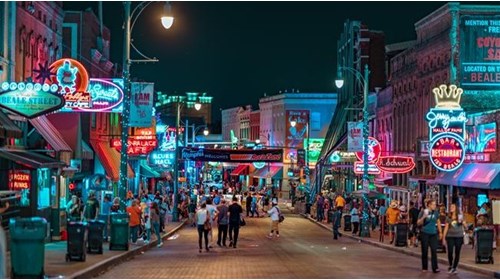 Night Time is the Right Time on Beale Street