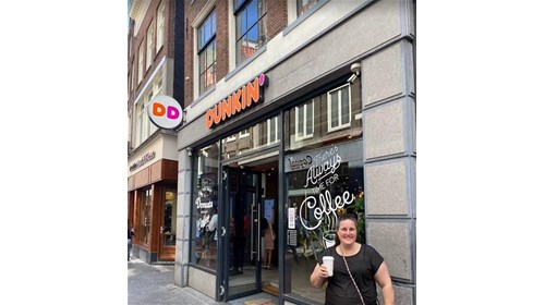 Dunkin Donuts in Amsterdam!  