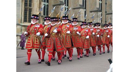 Beefeater guards at Tower of London