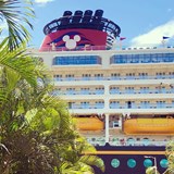 The Disney Wonder in port at Puerto Vallarta