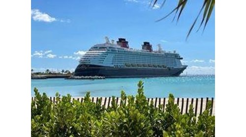 Disney Dream Docked at Castaway Cay
