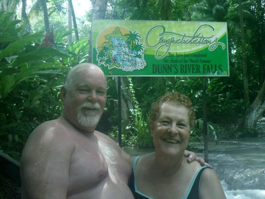 We did it!  Dunns River Falls
