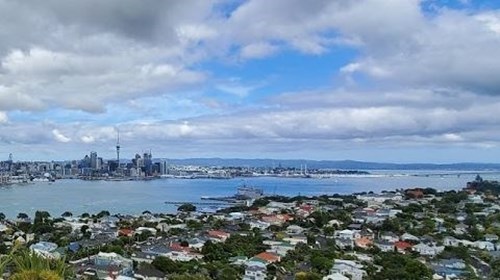 Overlooking Auckland!