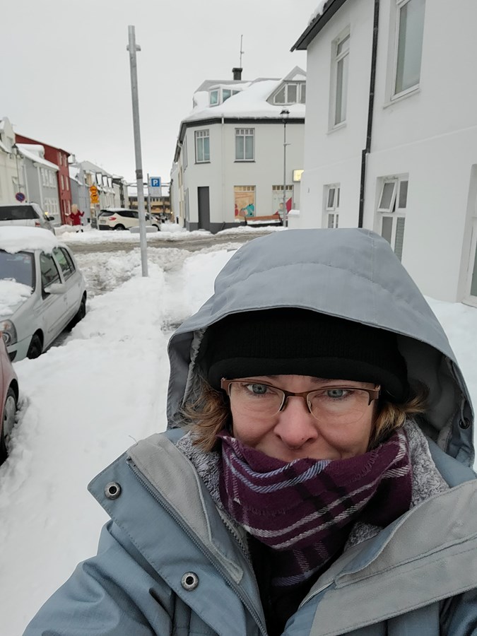 Go figure - a snowstorm in Iceland!