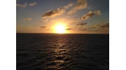 Sunset in the Caribbean Sea
