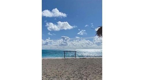 The perfect beach view!