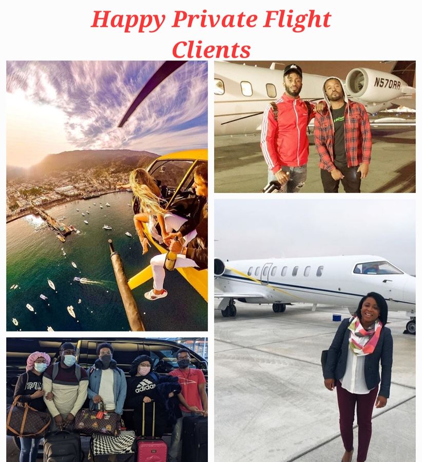 Happy Private Flight Clients