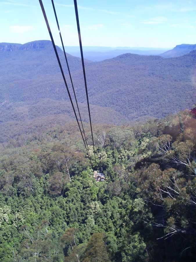 Cable car over Blue Mountains