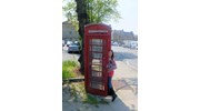 A phone booth in Chipping Norton, England