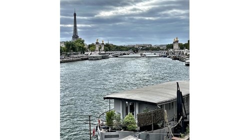 A view from the Seine River