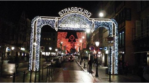 Entrance to Strasbourg Christmas Market