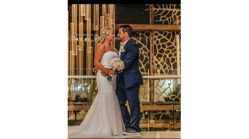 Wedding Couple at Secrets the Vine - Cancun