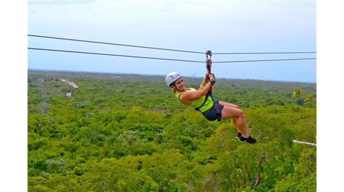 Ziplining in Punta Cana!
