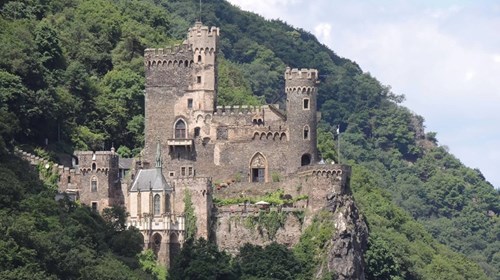 Rhine River Gorge Castle