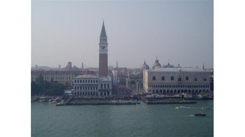 Sailing out of Venice San Marco Square