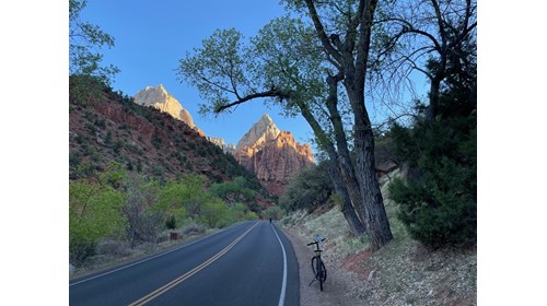 There are views that you only get from a bike