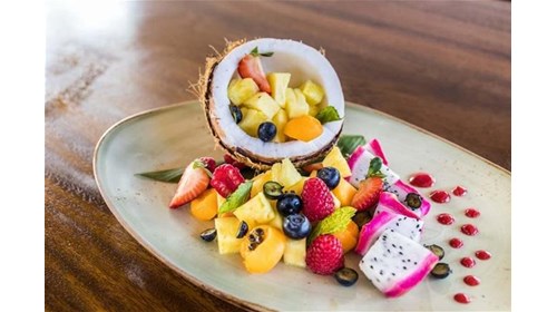 Fruit dish at Hawaii