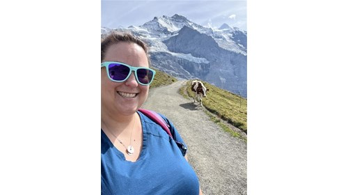 On my hike down from Jungfraujoch.