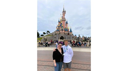 Disneyland Paris with my son.