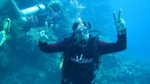 Diving in Roatan