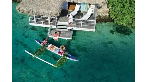 THIS COULD BE YOU: BORA BORA OVERWATER BUNGALOW!