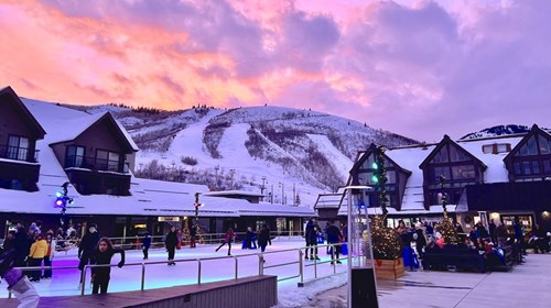 End of the day views at Park City