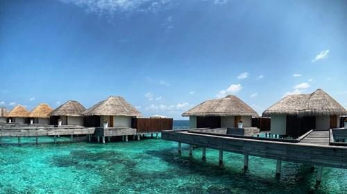 Maldives over the water bungalows