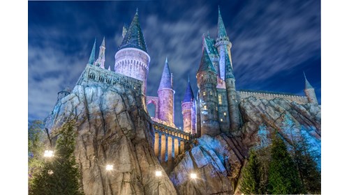 Hogwarts at night -- simply stunning!