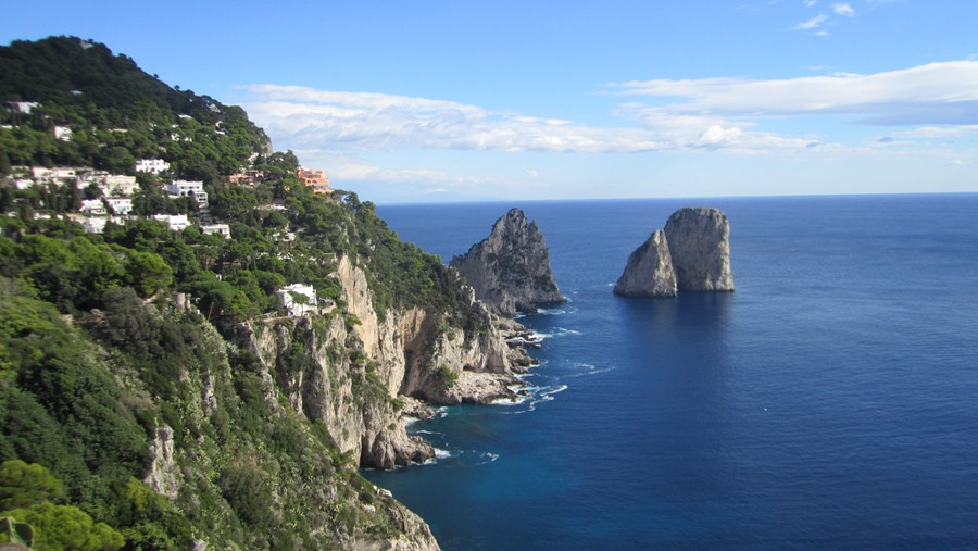From atop the Isle of Capri
