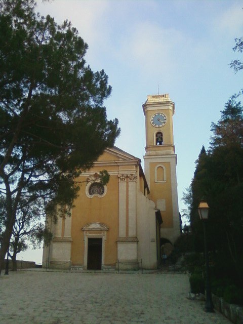 Church in the town of Eze